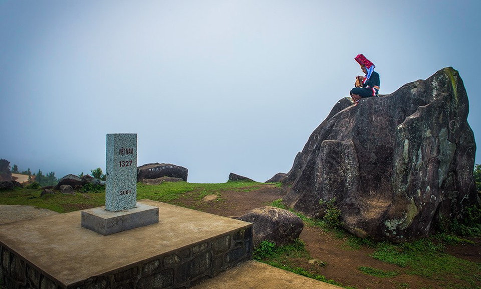 Foto "Población de la etnia minoritaria Dao en el poste fronterizo 1327" (Fuente: VNA)