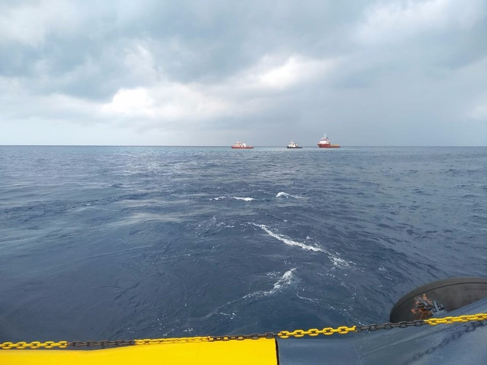 Zona del siniestro (Fuente: AFP/VNA)