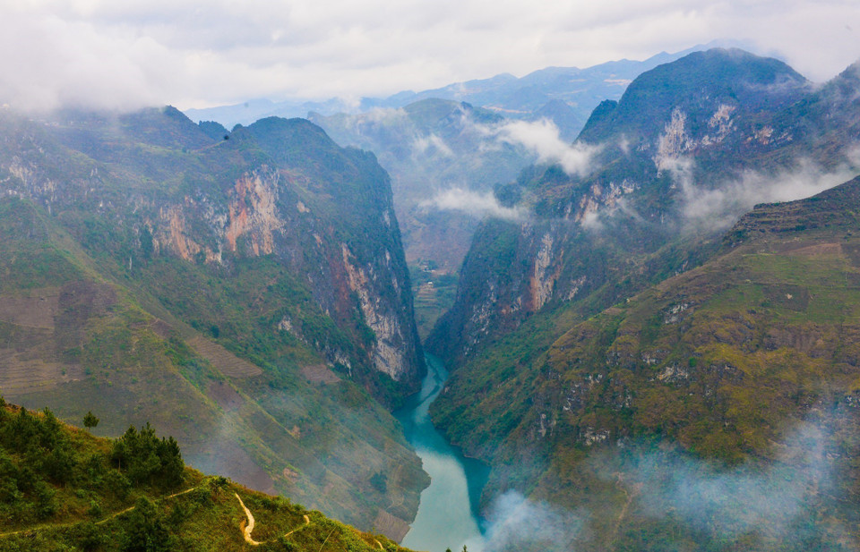 Callejón Tu San, un magnífico paisaje de Ha Giang (Fuente: VNA)