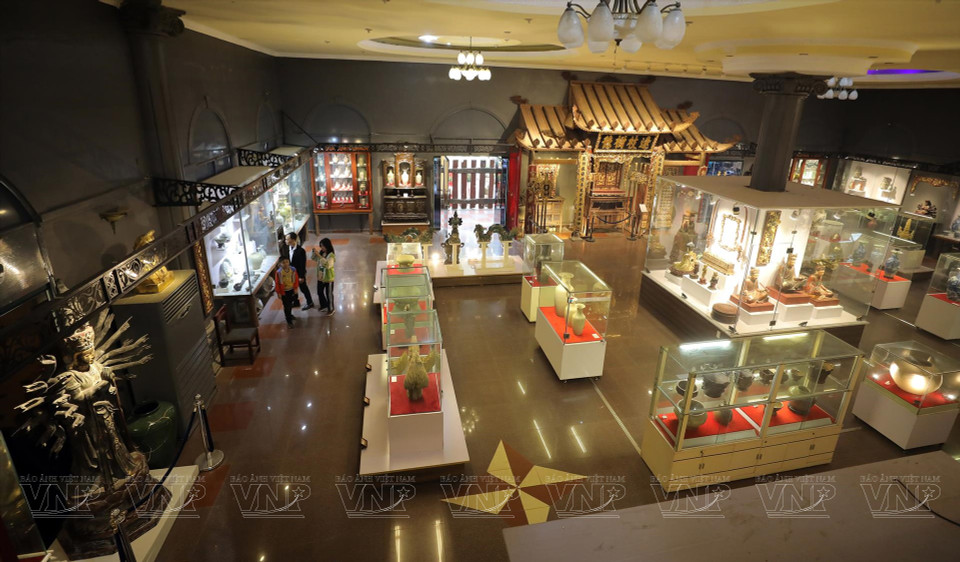 El primer piso acoge la exposición principal del museo. (Foto: VNA)