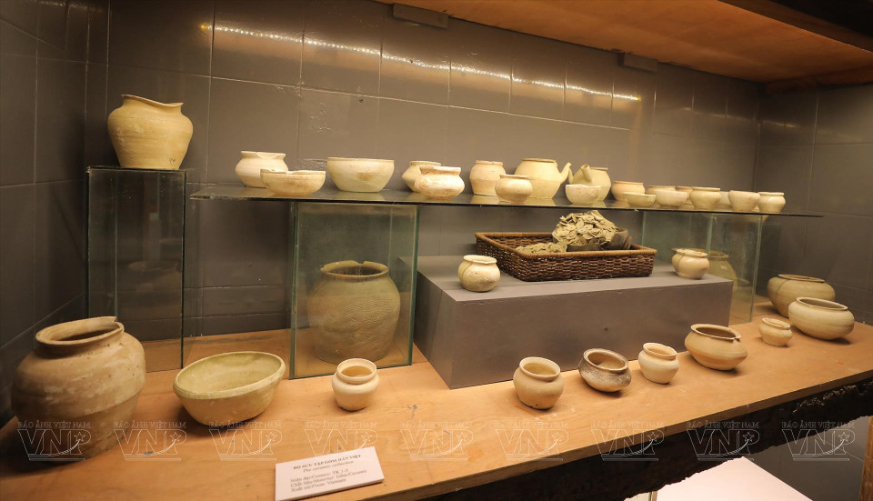 Colección de cerámica de los siglos I al III. (Foto: VNA)