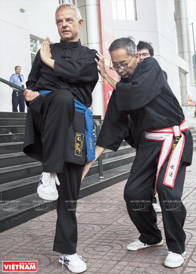 Thuy Phap es un arte marcial vietnamita único encontrado por el maestro Huynh Chieu Duong en Bélgica (Fuente:VNA)