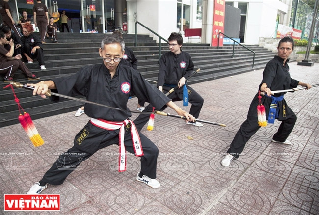 Thuy Phap es un arte marcial vietnamita único encontrado por el maestro Huynh Chieu Duong en Bélgica (Fuente:VNA)