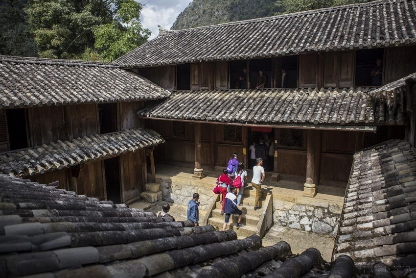 El palacio del rey Meo está ubicado en un valle en la comuna de Xa Phin, en el distrito de Dong Van, en la provincia de Ha Giang (Fuente: VNA)