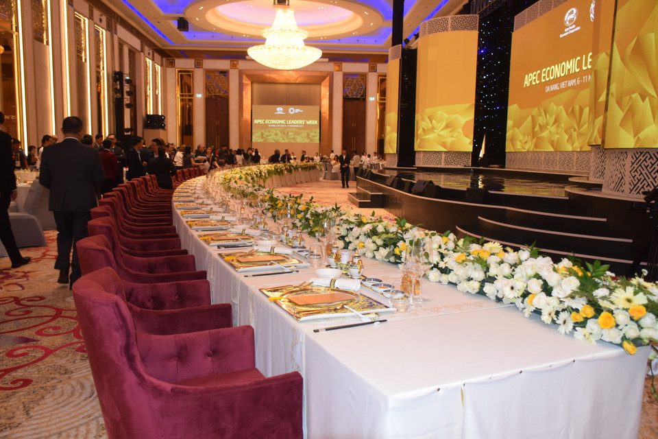 Artículos de Minh Long en el banquete del APEC (Fuente: VNA)