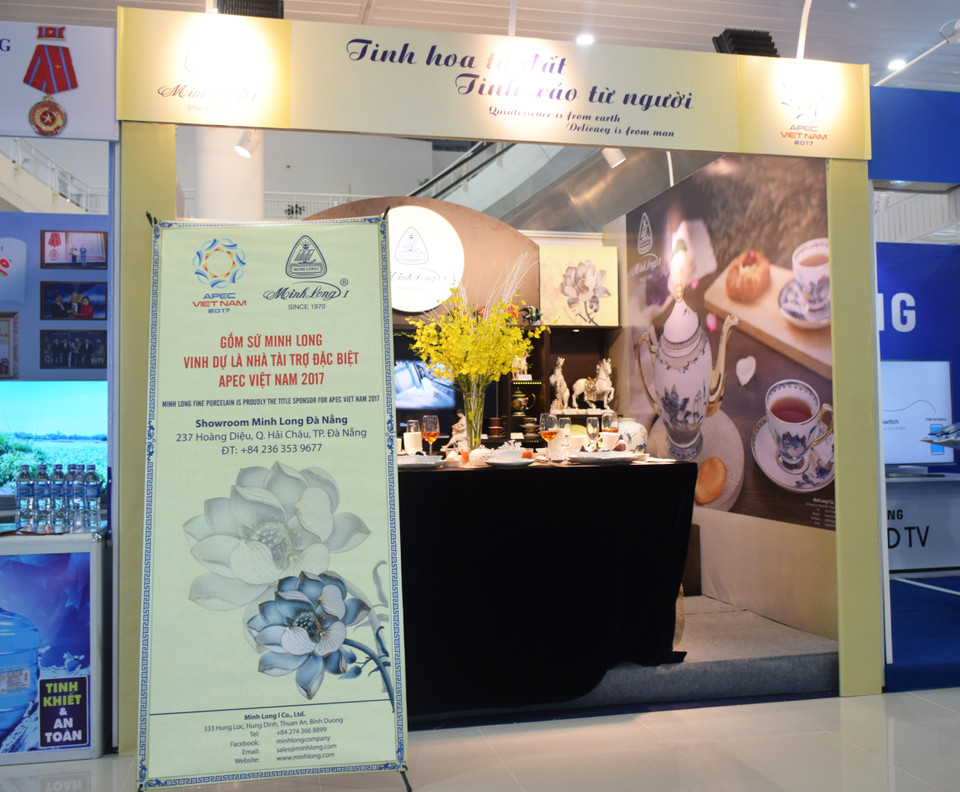 Exposición en el Centro de Prensa Internacional del APEC 2017 (Fuente: VNA)