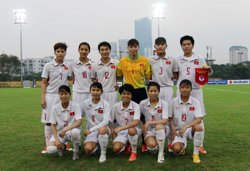 La selección vietnamita ante del partido (Fuente: VFF)