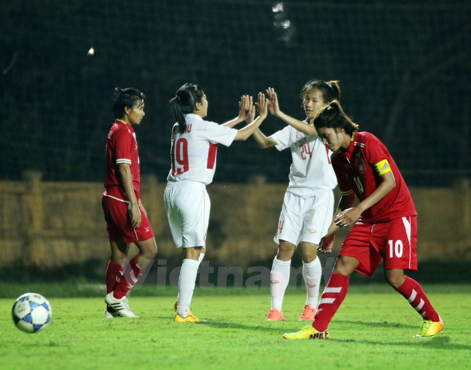 En el minuto 82, Huynh Nhu (número 19) marcó el segundo gol para Vietnam (Fuente: VFF)