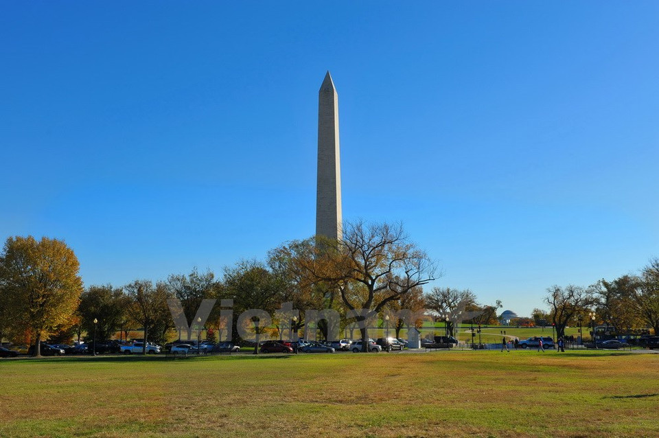 El Monumento a Washington, cerca de la Casa Blanca, será uno de los lugares más concentradas durante la ceremonia. (Fuente: VNA)