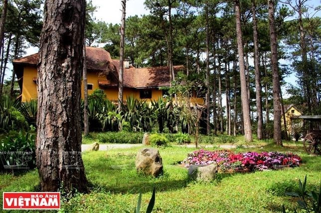 La tranquilidad de la villa de estilo francés. (Fuente: VNA)