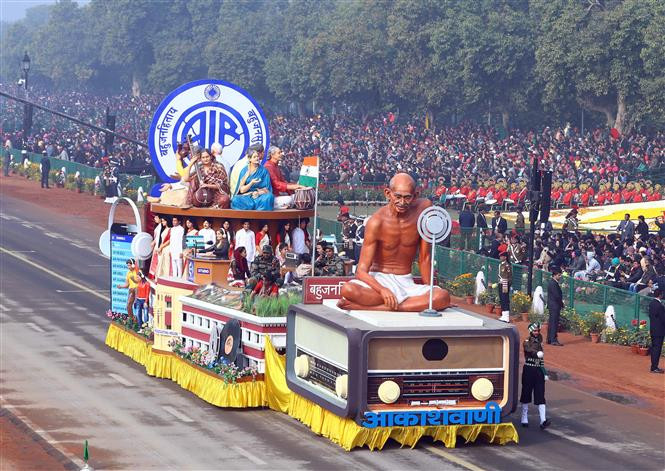 Escenario del acto (Fuente: VNA) 