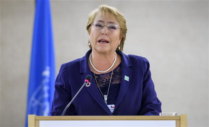 Michelle Bachelet manifestó su satisfacción por la firma del CPTPP, un modelo de cooperación multilateral ambicioso estratégico en un mundo de globalización (Fuente: VNA) 