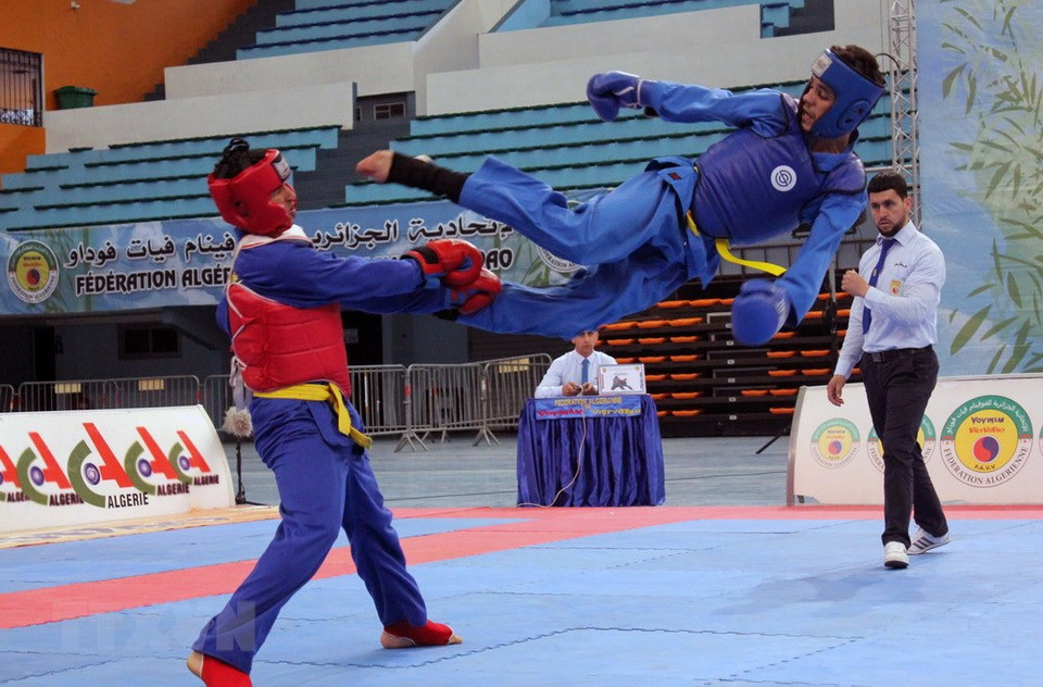 Un partido de lucha de Vovinam (Fuente: VNA) 