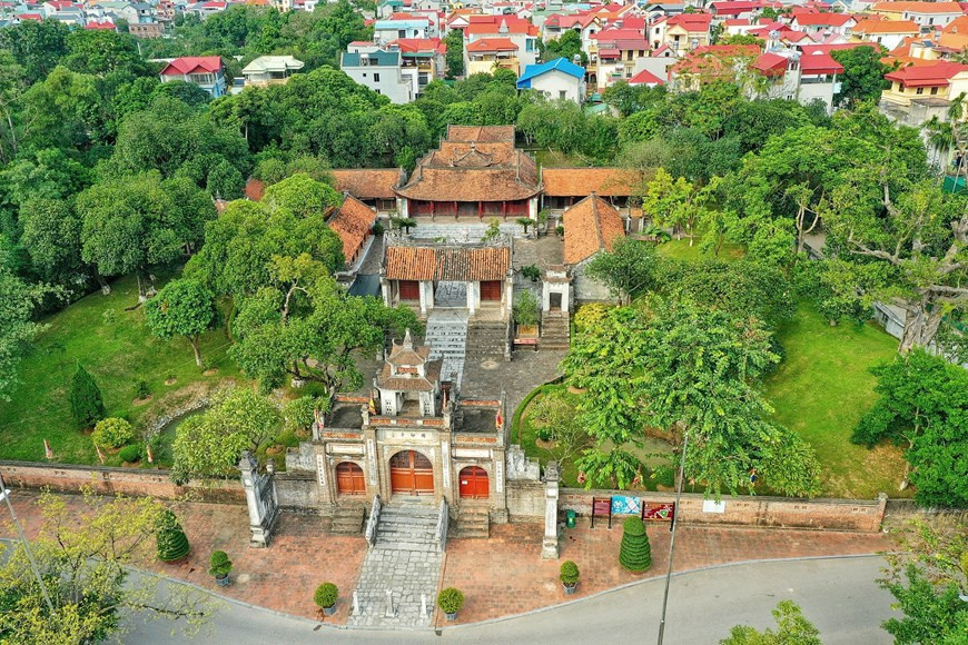 Situado en el centro de la ciudadela interior, el templo de An Duong Vuong también es conocido como templo Thuong (Foto: VNA)