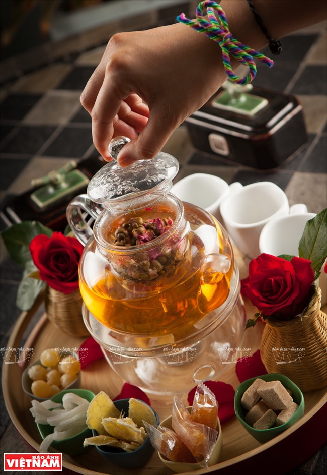 Té de rosas (Fuente: VNA)