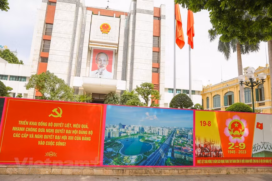 Sede del Consejo Popular y el Comité Popular de Hanoi. (Foto: Vietnam+)
