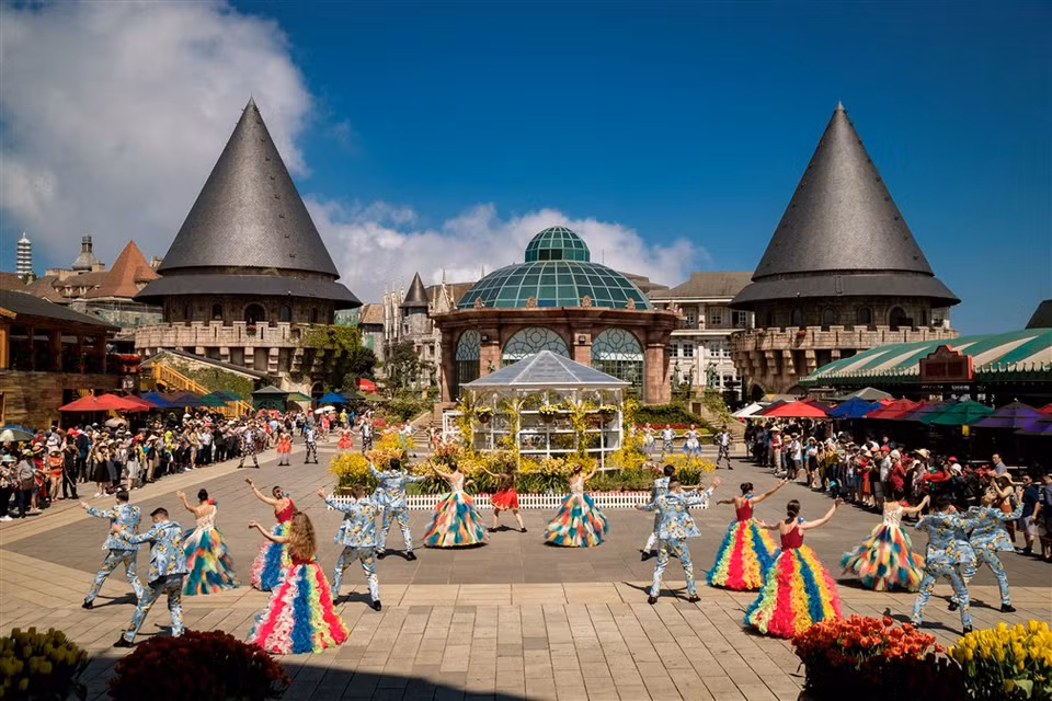 Sun World Ba Na Hills es también una tierra de festivales interminables pues se realizan a lo largo del año. (Foto: VNA)