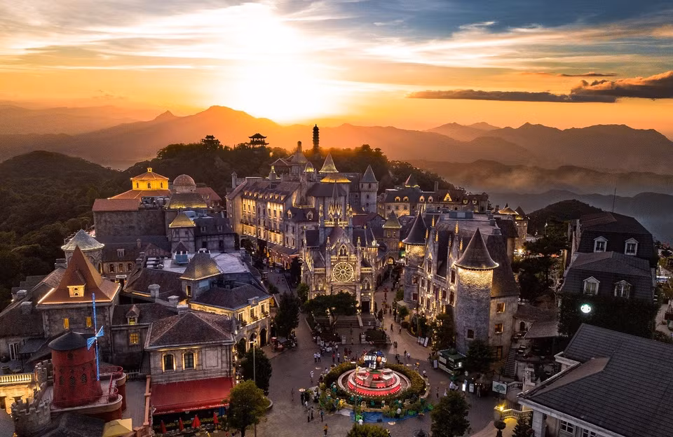 El panorama de Ba Na Hills. (Foto: VNA)