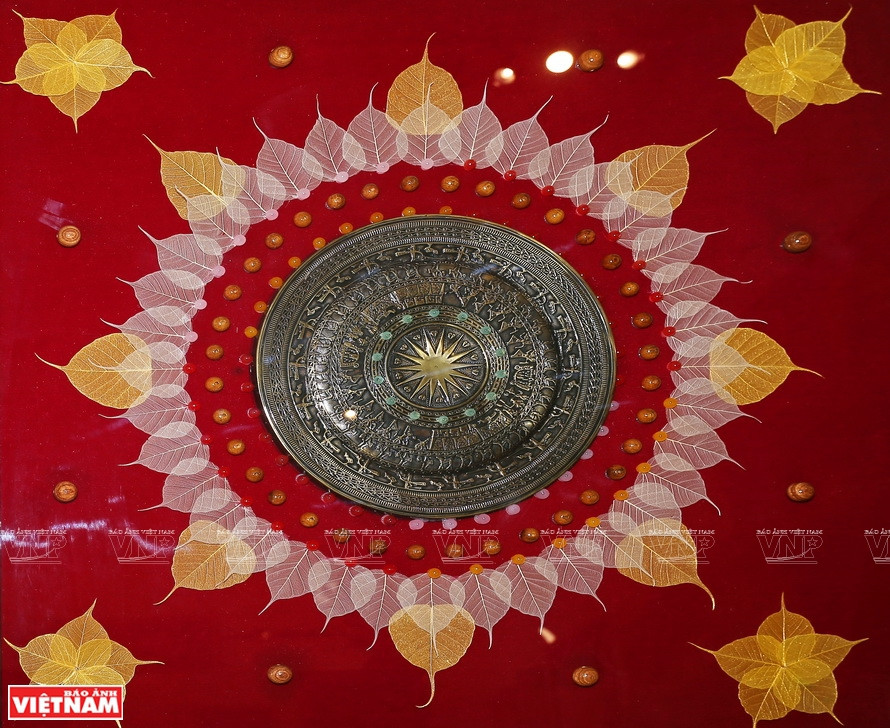 El cuadro Trong Dong Dong Son (Tambor de Bronce de Dong Son) (Foto: VNA)