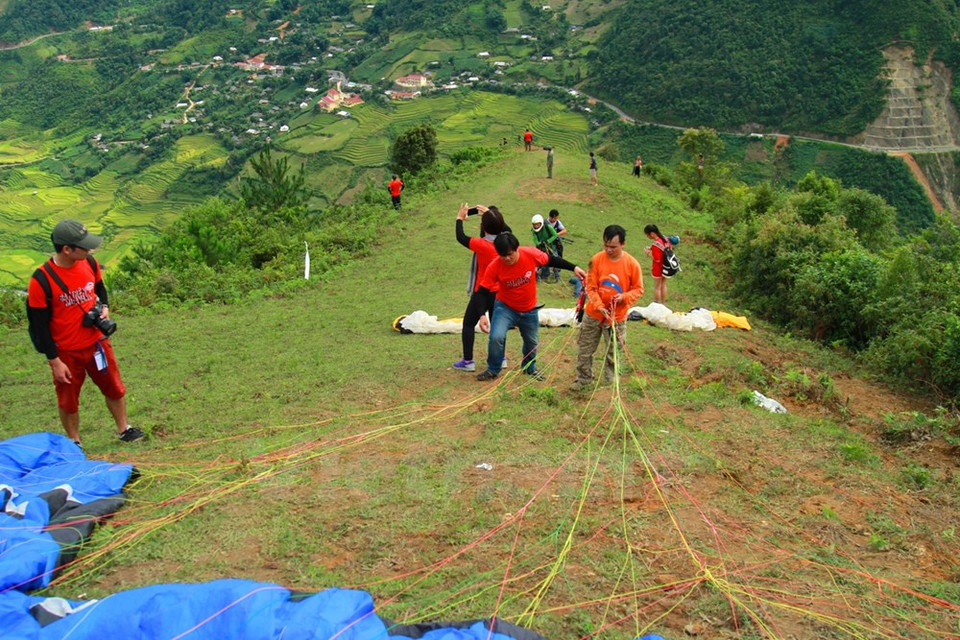 El punto de partida es un área planificada en la cima del paso Khau Pha por el gobierno local. (Fuente: VNA)