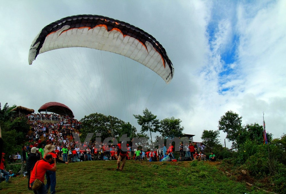 Un buen día para los deportistas: no hay lluvia ni fuertes vientos. (Fuente: VNA)