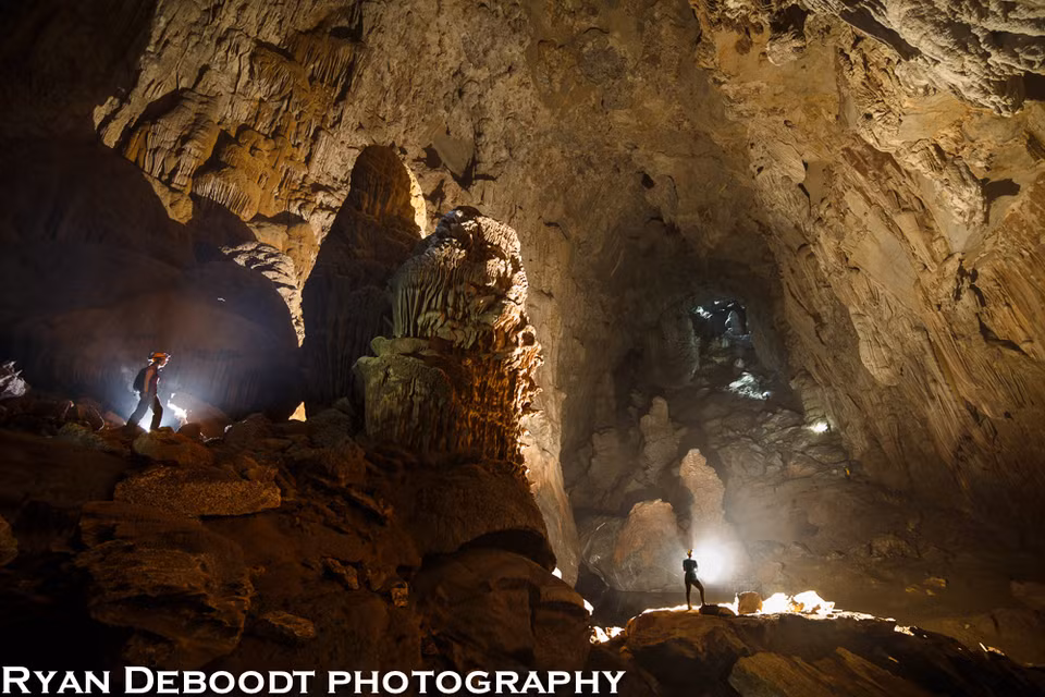 La entrada (y también salida) utilizada por el fotógrafo (Foto de Ryan Deboodt)