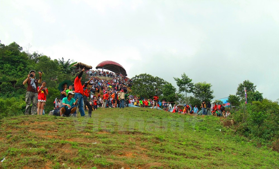 La atmósfera en el paso Khau Pha (Fuente: VNA)