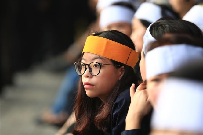 La familia de Do Muoi llora por el deceso de su ser querido (Fuente: VNA)