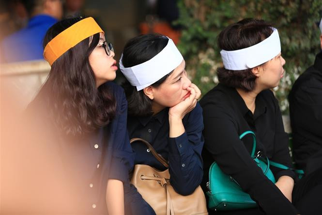 La familia de Do Muoi llora por el deceso de su ser querido (Fuente: VNA)