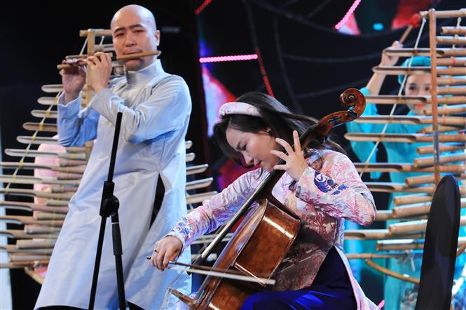 Un espectáculo en el evento (Foto: VNA)