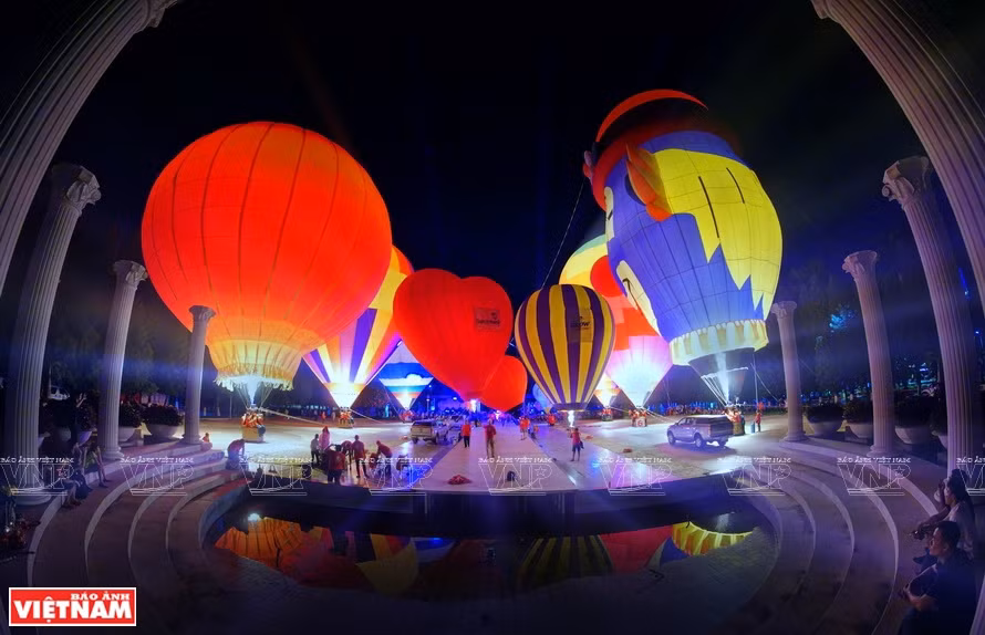 Le Hoi Kinh Khi Cau (Festival de globos aerostáticos) (Foto: VNA)
