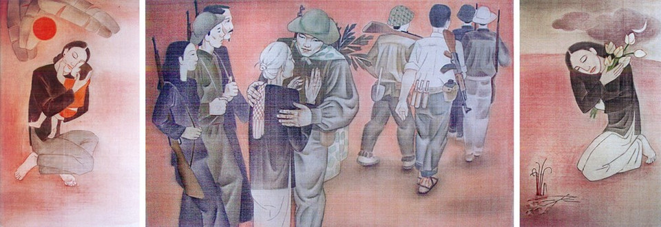 “El llamado de la Patria” refleja diferentes emociones de quienes parten y quienes quedan. 