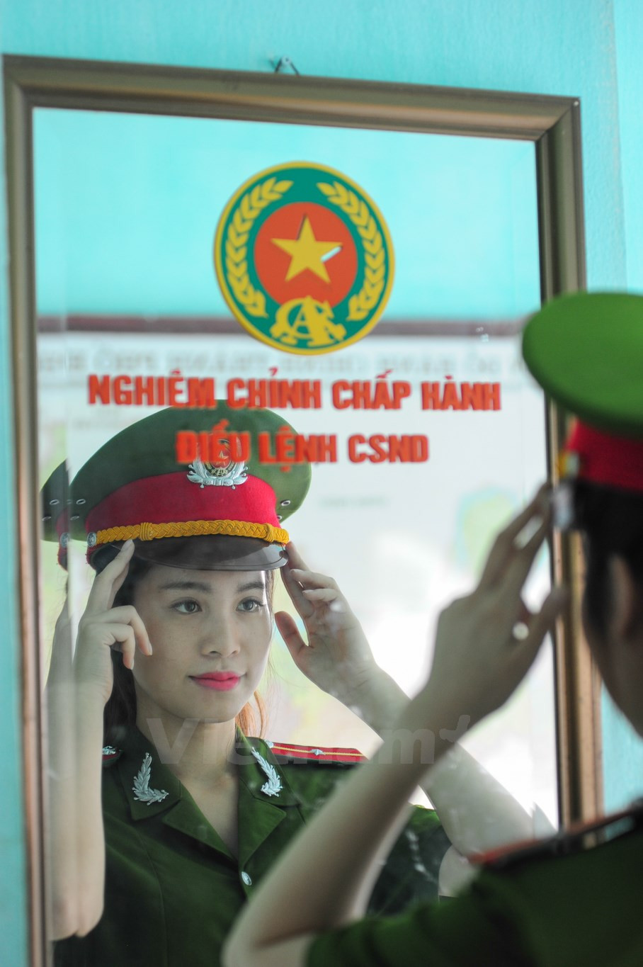 La belleza de las policías. 