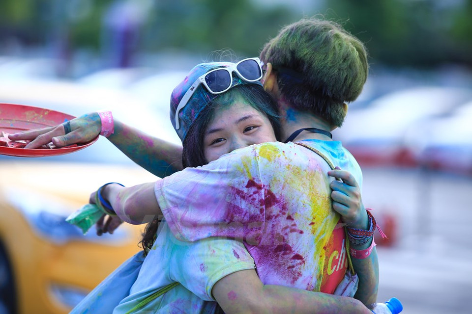 El evento constituyó una ocasión para que los jóvenes se conozcan y hagan amigos. (Fuente: VNA)