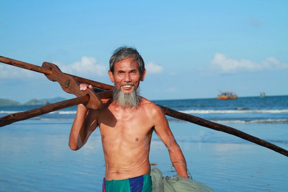La alegría de un pescador.