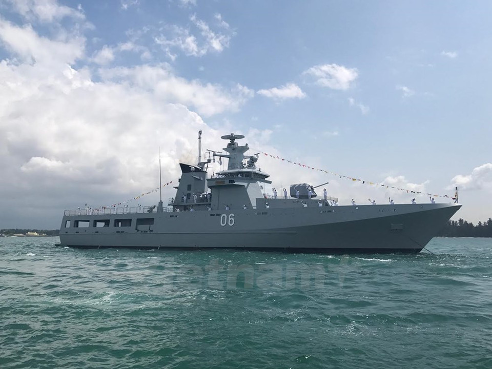 Buque patrullera de Brunéi (Fuente: VNA)