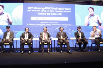 Expertos debaten el potencial para la cooperación comercial y la transformación digital en el foro (Foto: VNA)