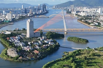 Vista aérea de la ciudad de Da Nang. (Foto: VNA)
