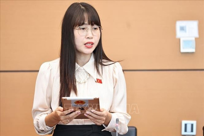 La diputada Tran Thi Quynh, representante de la provincia de Ninh Binh. (Foto: VNA) dai-bieu.jpg
