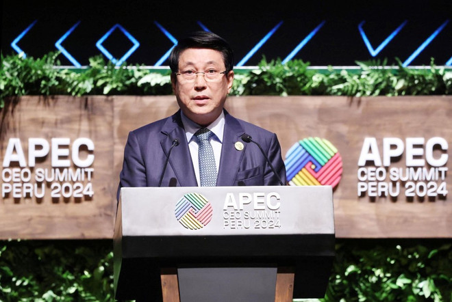 El presidente de Vietnam, Luong Cuong. (Foto: VNA) chu-tich-nuoc-ceo-summit-3-4342.jpg