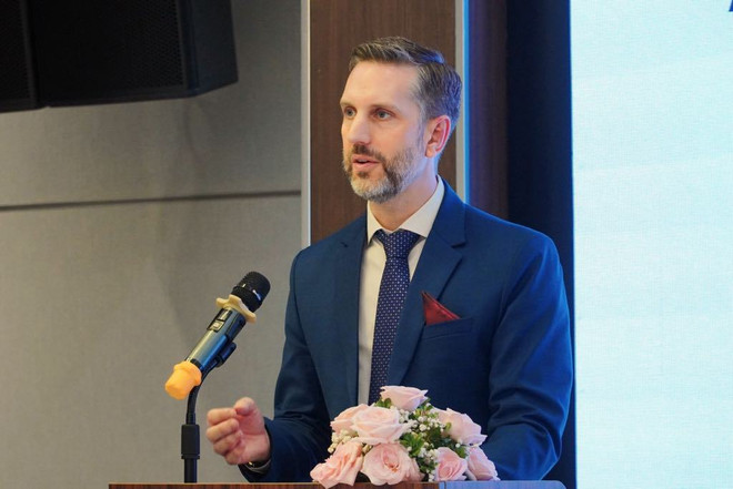 El representante del Fondo de Población de las Naciones Unidas (UNFPA) en Vietnam, Matt Jackson. (Fuente:UNFPA Vietnam) UNFPA_Representative_1.jpg