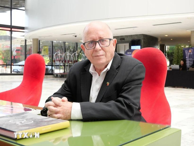 Pedro Oliveira, secretario general de la Asociación de Amistad Brasil-Vietnam. (Fuente: VNA) brazil-718.jpg (1).webp