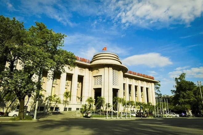 La sede del Banco Estatal de Vietnam. (Foto: VNA) nhnn-5911.jpg.webp