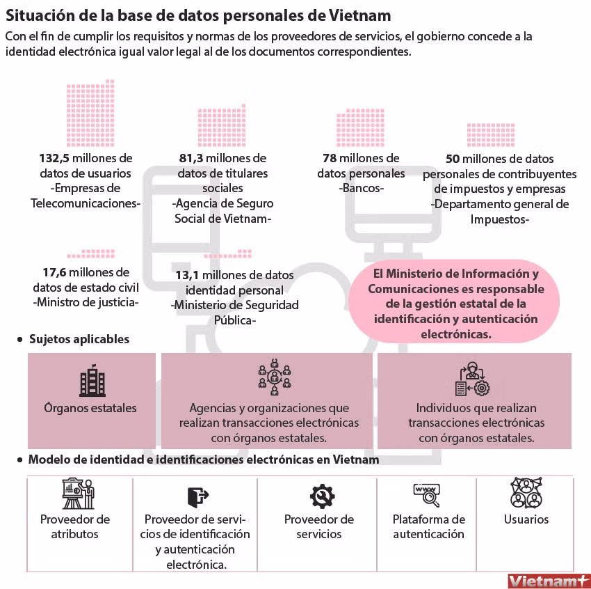 Situación de la base de datos personales de Vietnam ảnh 1