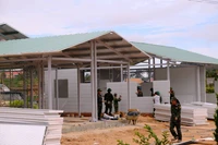 La “Campaña Quang Trung” destina a reconstruir y reparar las viviendas de las familias afectadas por desastres naturales, tifones e inundaciones en la región central del país (Fuente: VNA)