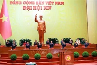 El Presídium preside el XIV Congreso Nacional del Partido Comunista de Vietnam. Foto: VNA.