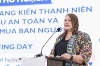 Kendra Rinas, jefa de misión de la OIM en Vietnam (Fuente: VNA)