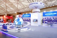 El espacio de la Agencia vietnamita de Noticias (VNA) en la exposición (Fuente: VNA)