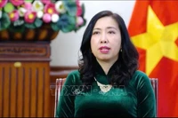 La viceministra de Relaciones Exteriores de Vietnam, Le Thi Thu Hang (Fuente: VNA)