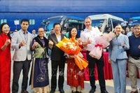 El Puerto Internacional de Cruceros de Ha Long en la norteña provincia vietnamita de Quang Ninh da la bienvenida al Blue Dream Melody (Fuente: VNA)